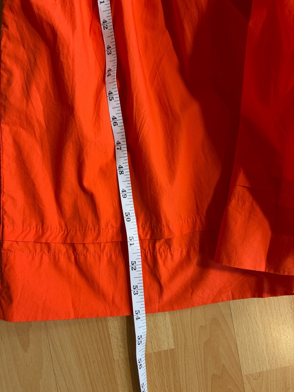 Quince Organic Poplin Cotton Tiered Maxi Dress in Vermilion Red Small Resort - Picture 14 of 14